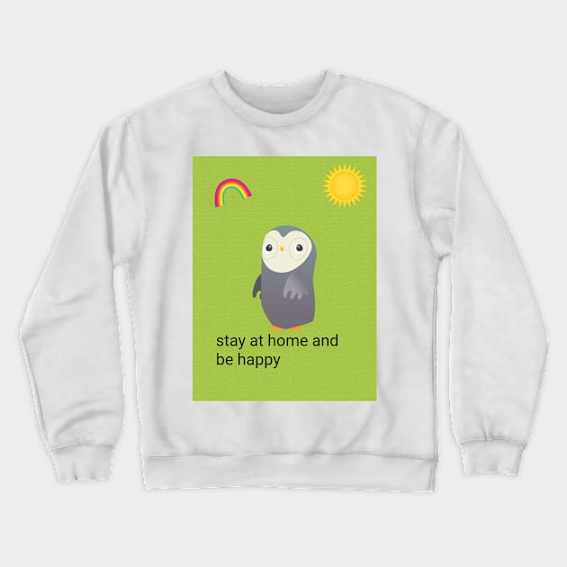 stay at home Crewneck Sweatshirt by samar1987